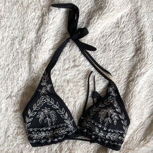 Victoria’s Secret Black & Nude Bikini Top